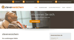 Desktop Screenshot of cleverversichern.de